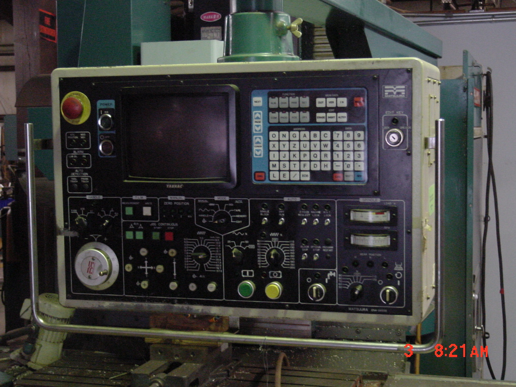 Matsuura 800, Machine ID: 4118