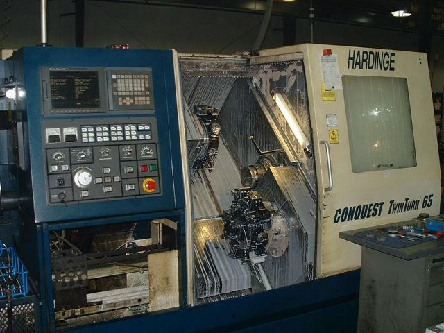 Hardinge Conquest Twin Turn 65, Machine ID: 4122
