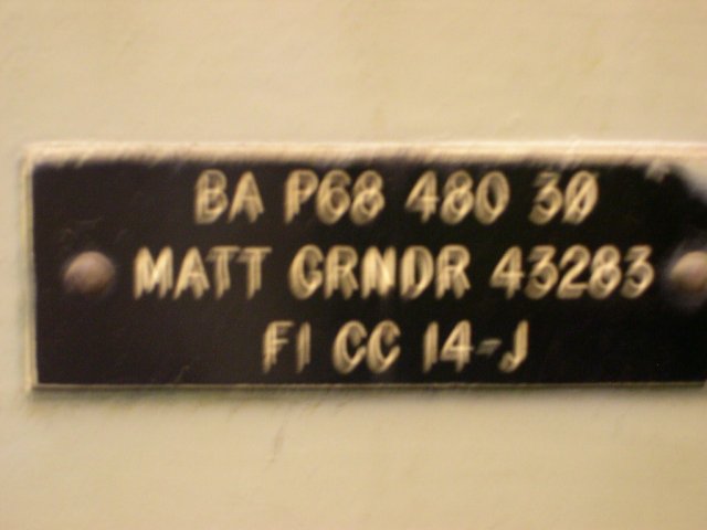 Mattison 14" x 48" Square Column, Machine ID: 4229