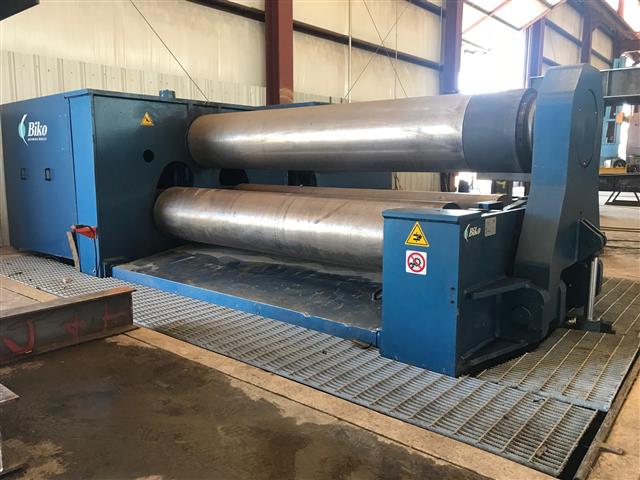 Machine 6869, 2014 Faccin B3-3158 Plate Roll, Bending Capacity 2.36" X 10 ft, Hydraulic Drop End, Independently Powered Hydraulic Rolls, Cone Rolling Package